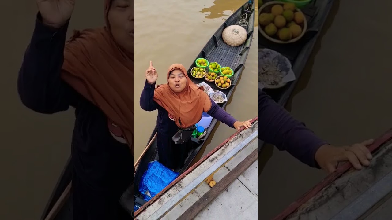Viral Pantun Lucu di Pasar Terapung Banjarmasin