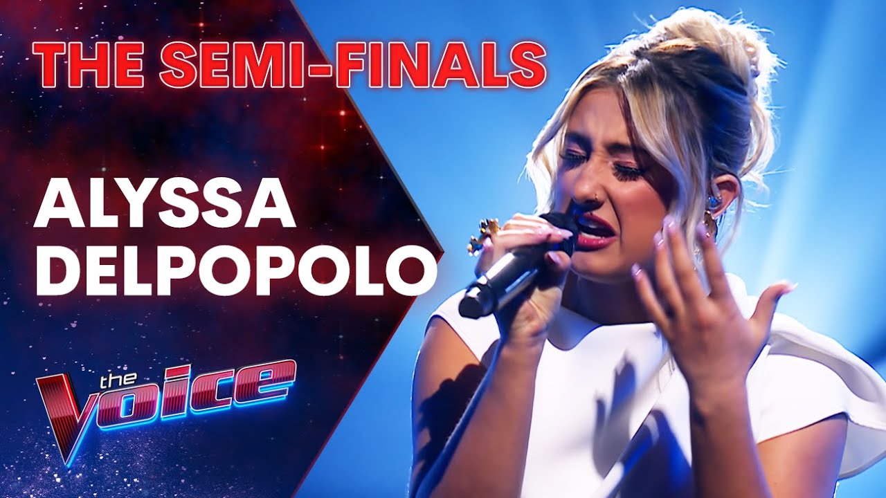Alyssa Delpopolo's Stunning Semi-Final Performance of 'Oscar Winning Tears' 🎤 | The Voice Australia 2025