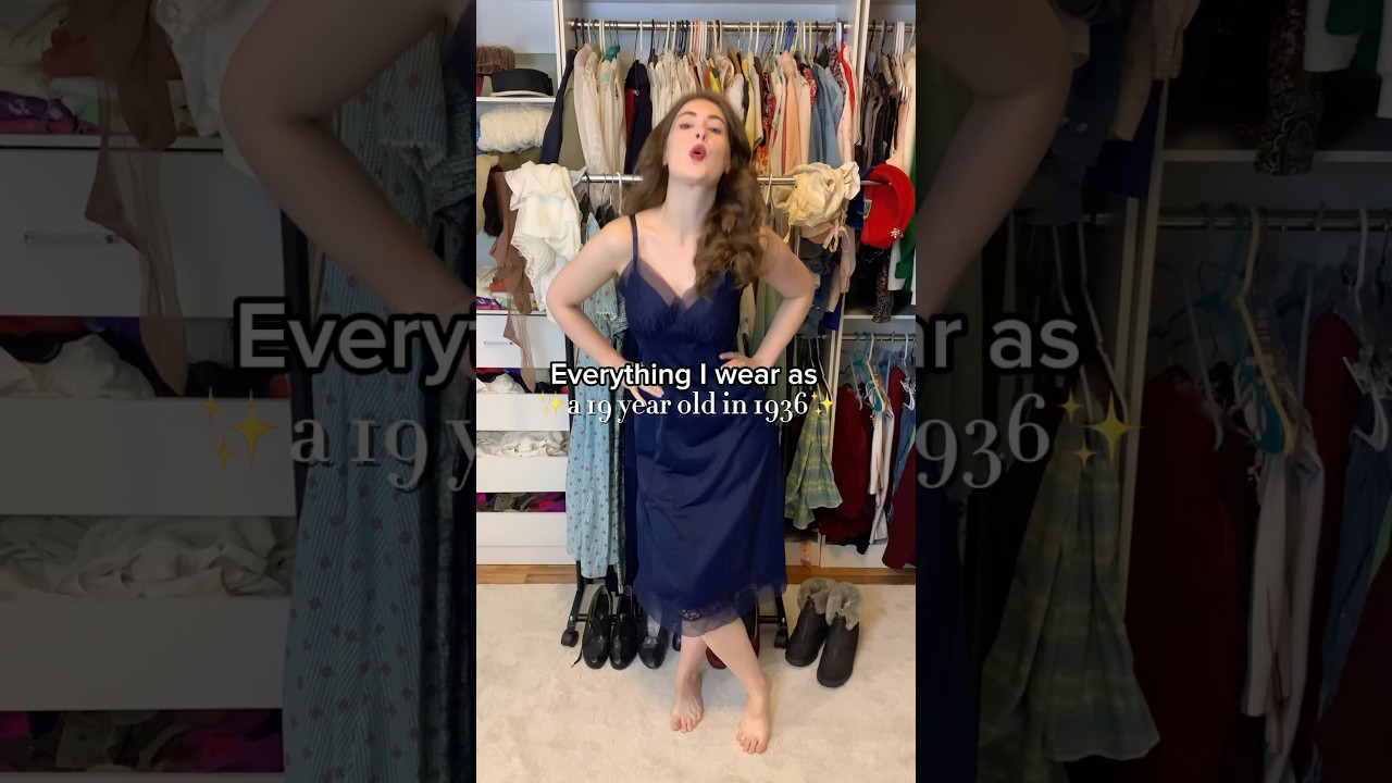 1936 Teen Wardrobe Tour: How Much Did She Spend on Clothes?