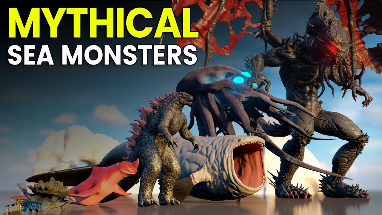 Epic Size Clash: Cthulhu vs Behemoth π | Mythical Sea Monster Comparison
