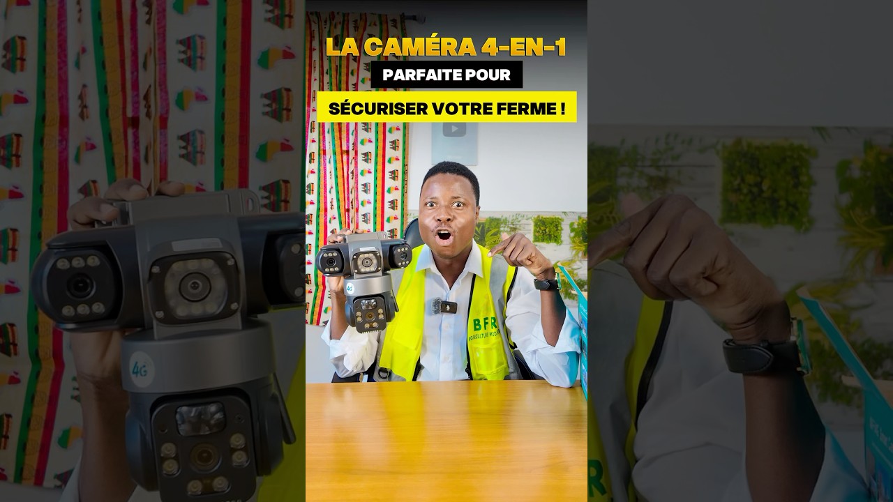 Une caméra solaire solaire agricole dernière version. #Camera #solaire #4K
