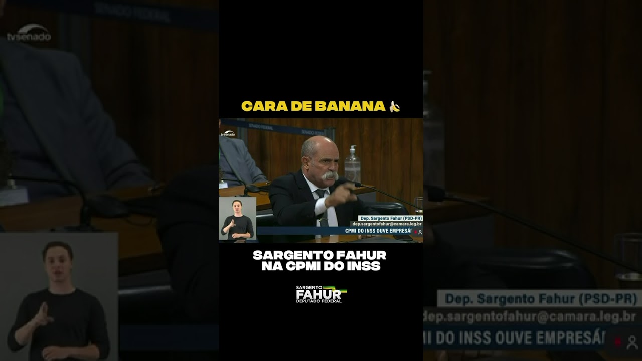 SGT Entra Rasgando na CPMI do INSS 🔥