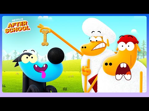 Teaching an Old Wolf New Tricks 🦴🐺 Karate Sheep | Netflix Family