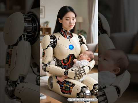 Buy a robot to help you take care of the baby #robot