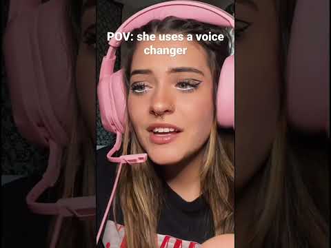 #pov she uses a voice changer #youtubeshorts  #gamergirl