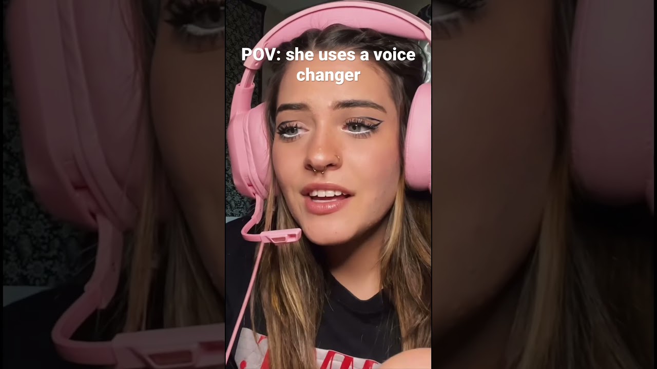 She Uses a Voice Changer in Gaming! ๐ฎ
