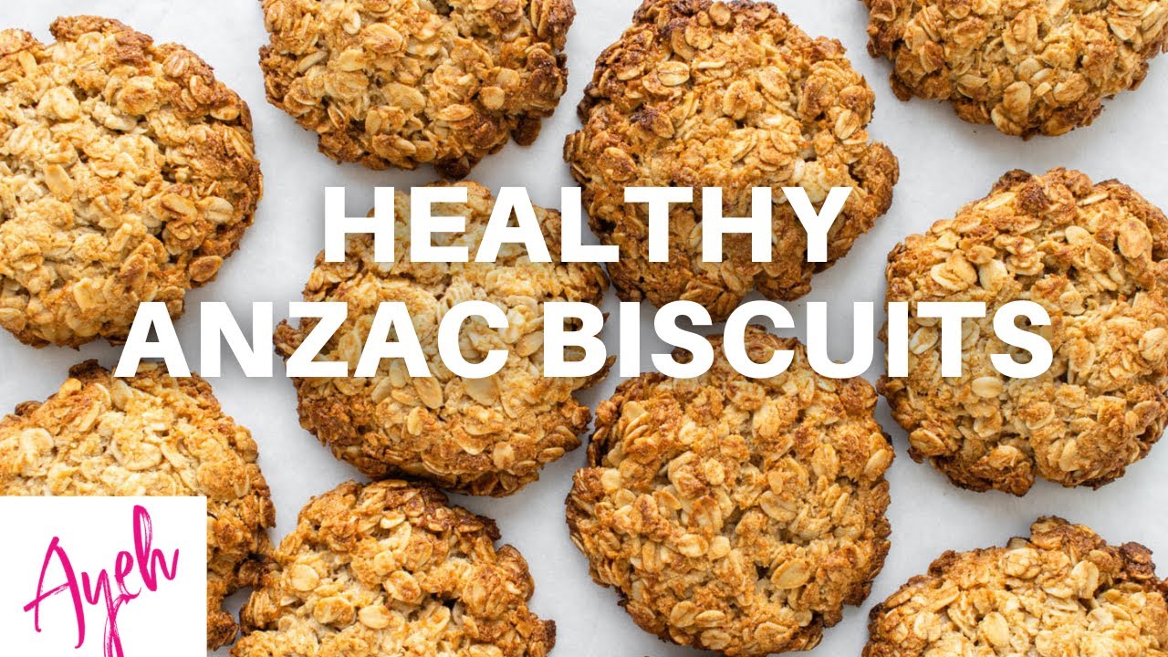 Healthy Vegan Anzac Biscuits 🍪