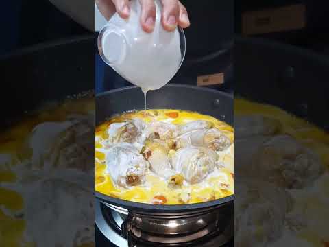 Creamy Chicken Curry #shorts #food #asmr
