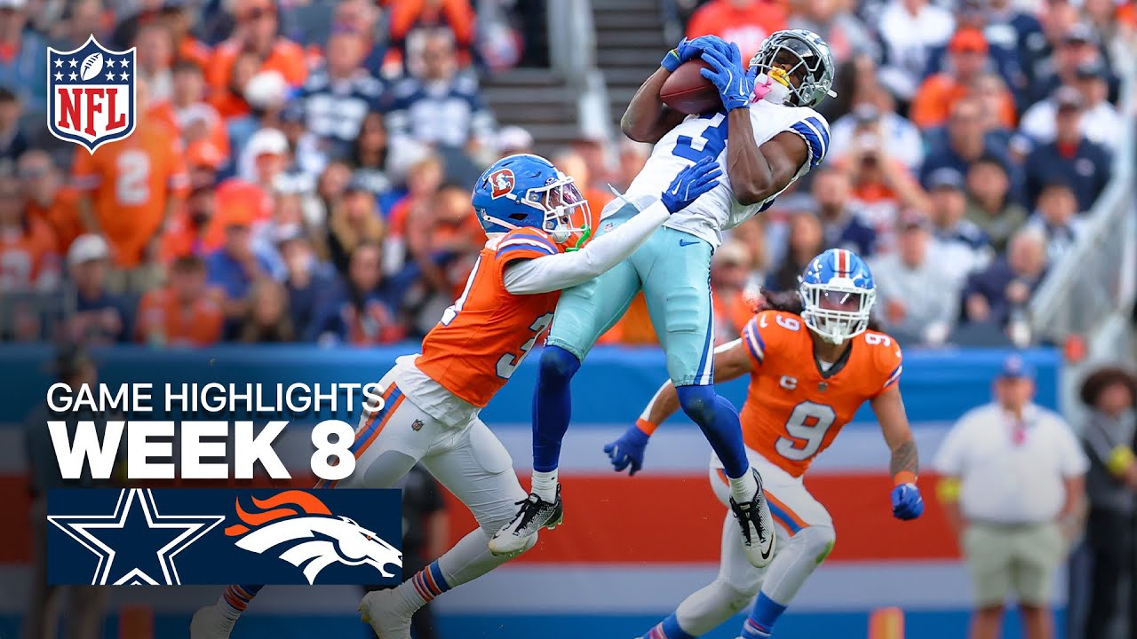 Dallas Cowboys vs Denver Broncos Week 8 Highlights | 2025 NFL Season 🏈