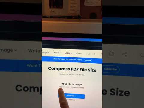 How to compress PDF File size Online 📃
