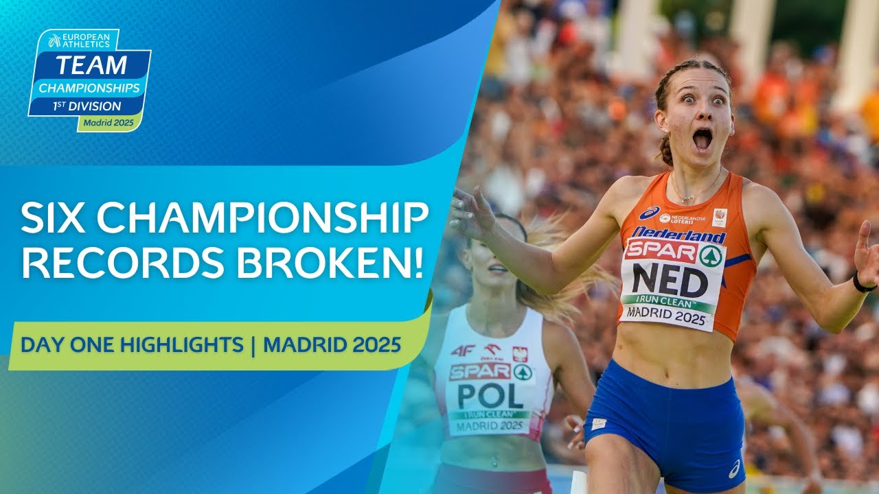 Epic Day One at Madrid 2025: Records Shattered in European Athletics Championships 🔥