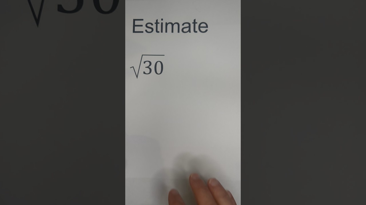 Quick Guide to Estimating Square Roots 🔢