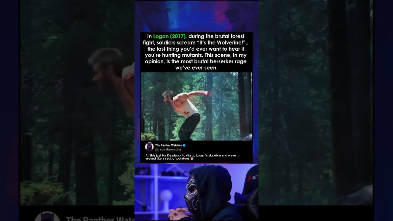 Wolverine’s Berserker Rage in the Forest Scene 🌲