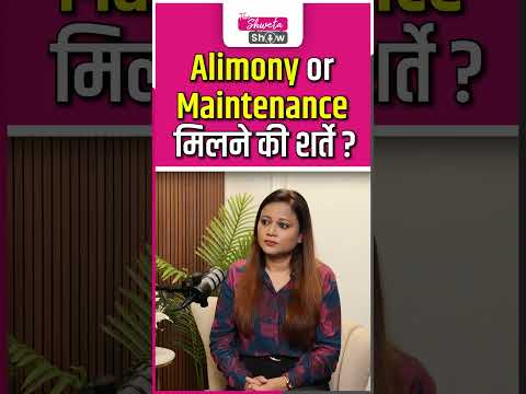 Who gets Alimony or Maintenance after Divorce? | Must-Know Legal Conditions ! Shashank bajpai | TSS