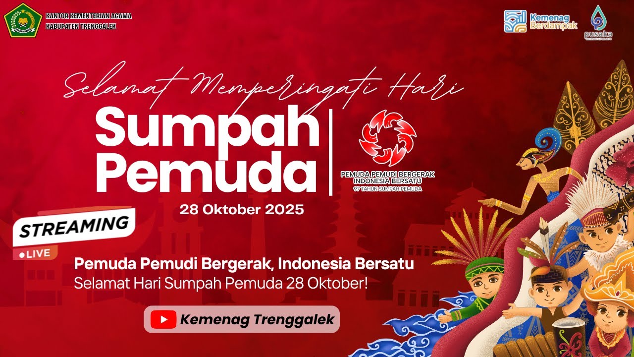 Rayakan Hari Sumpah Pemuda ke-97 Tahun 2025 di Trenggalek ๐ฎ๐ฉ