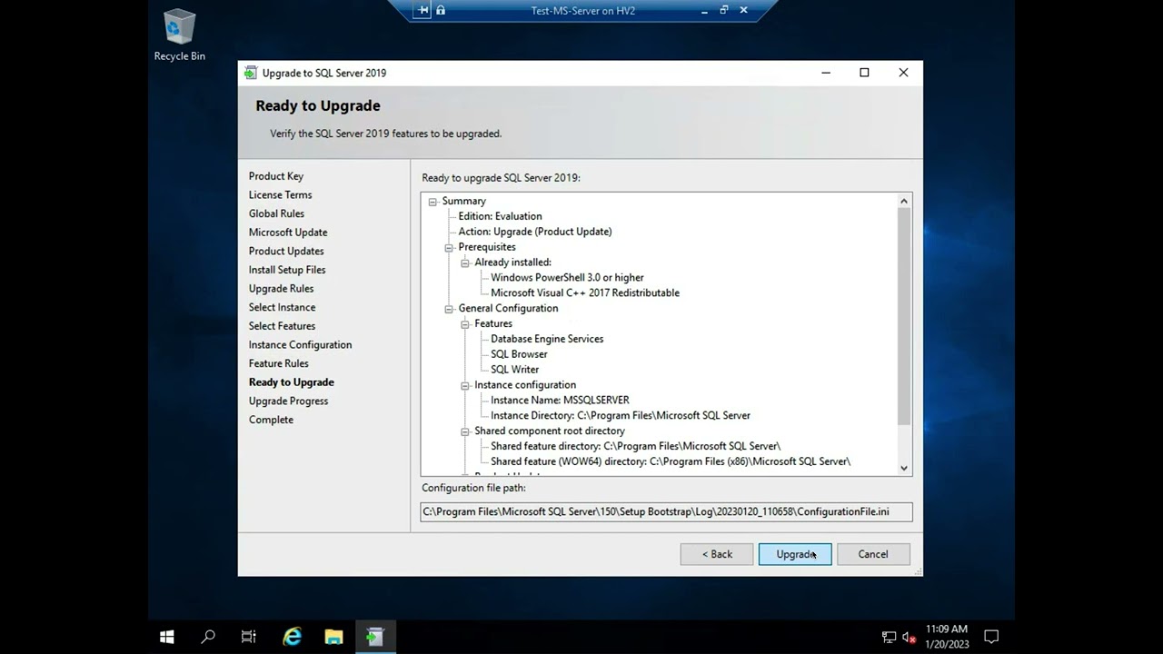 Upgrade SQL Server 2017 to 2019 smoothly