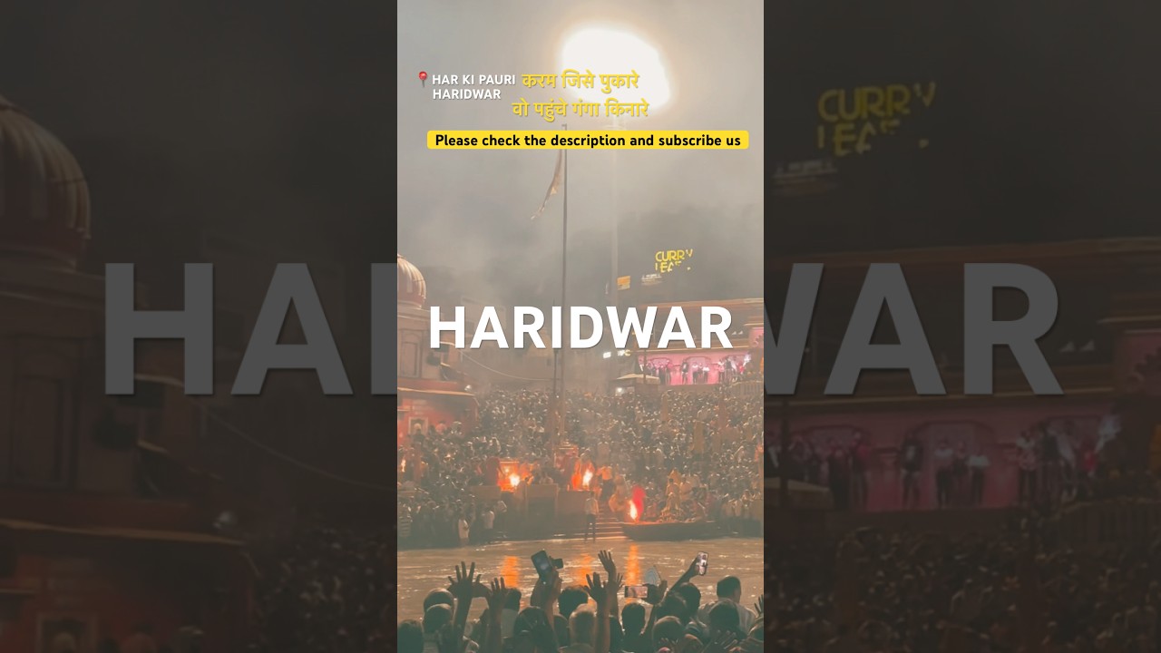 Ganga Aarti at Har Ki Pauri, Haridwar | Divine Evening ✨