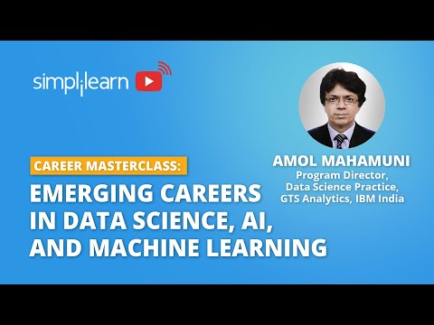 Emerging Careers In Data Science, AI, And Machine Learning | Data Science Career Path | Simplilearn