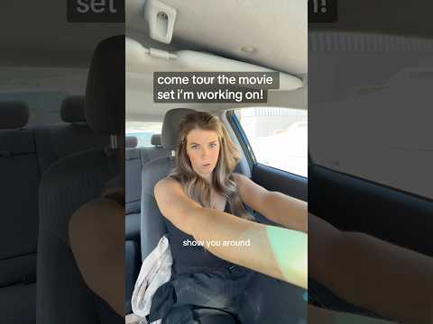 tour the movie set i’m working on! #filmset #filming #movieset #onset #onsetfun