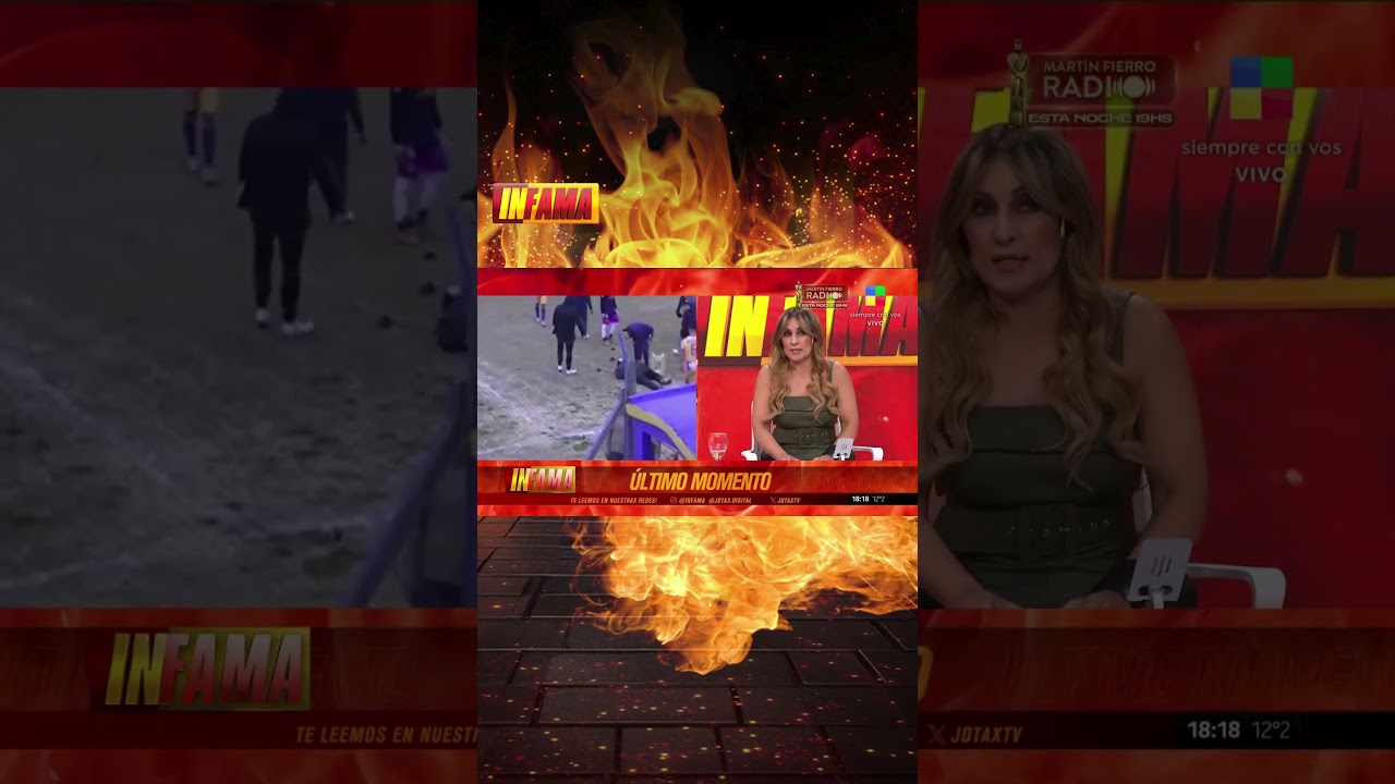 Ataque a Luis Ventura en pleno partido de fútbol 😱