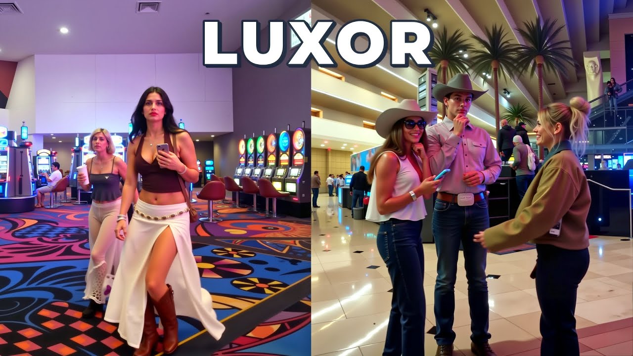 Luxor Las Vegas Walk - December 2025 - Cowboy Week in Las Vegas
