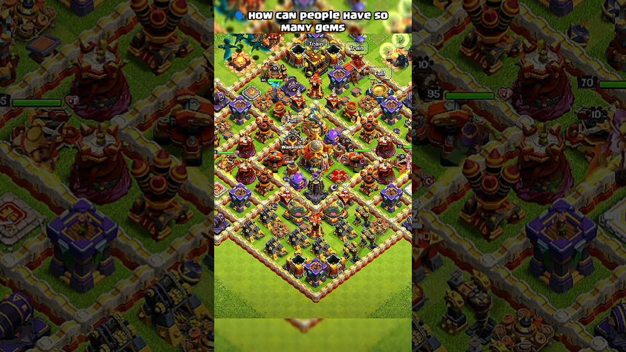 10 Fast Clash of Clans Tip: 1 Gem in 10 Seconds! β‘