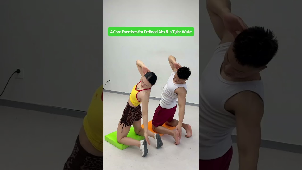 4 Core Exercises for Abs, V Line & Strength 💪