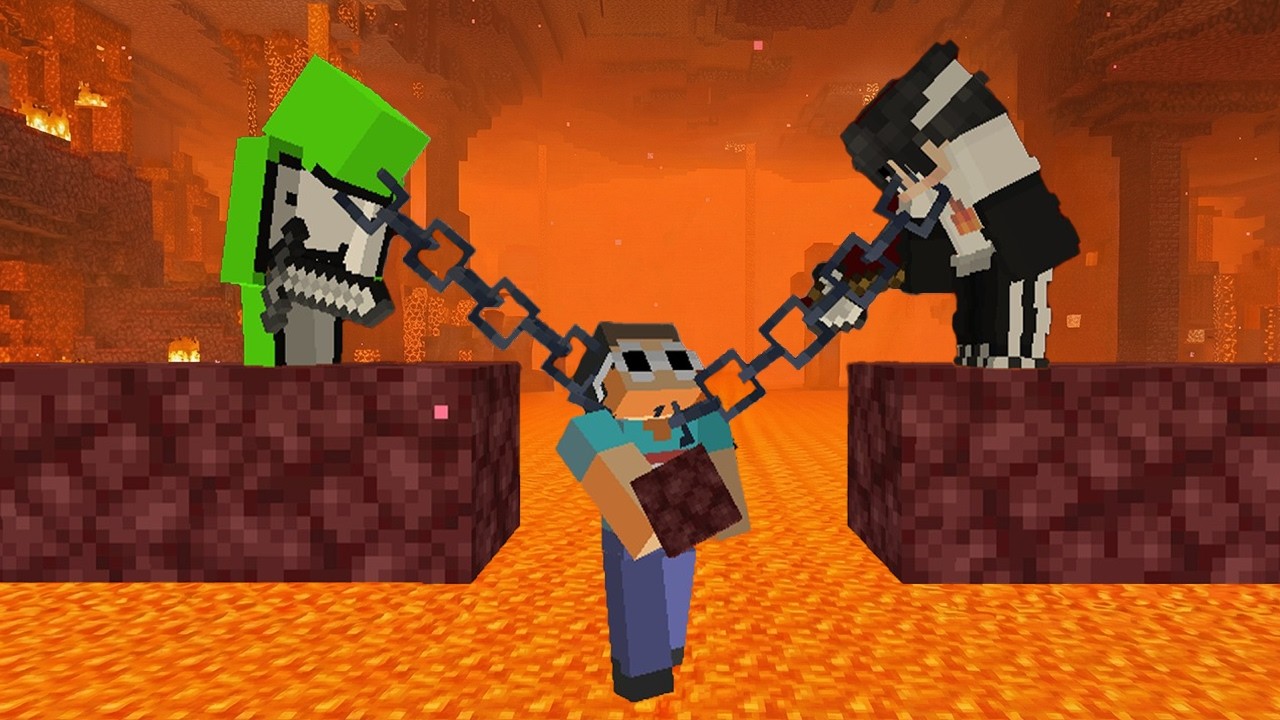 Minecraft Challenge: Chained Together 🔗