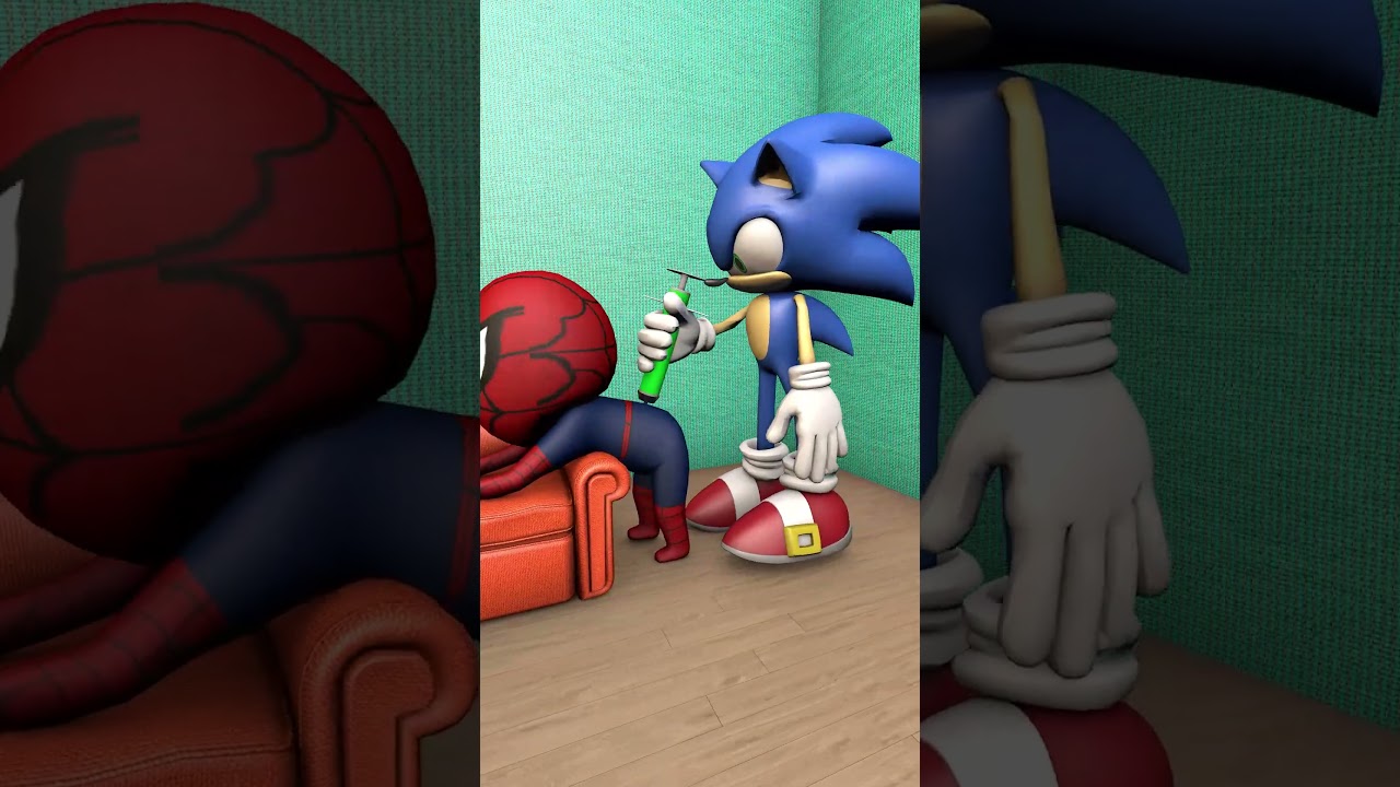 Sonic & Spider-Man Cartoon Adventure 🕷️