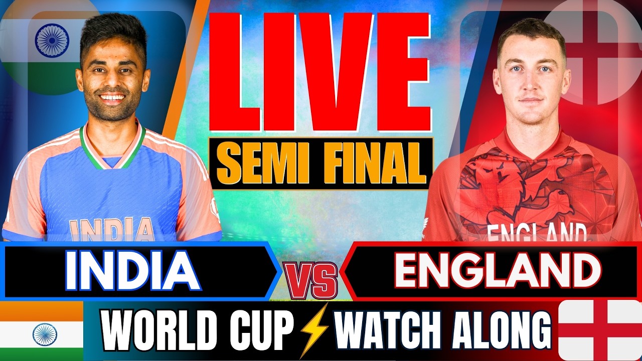 India vs England T20 World Cup Semi-Final Live Score 🏏