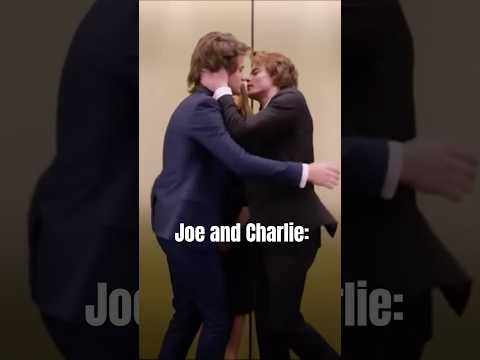 Everyone else on gg elevator vs Joe and Charlie 😭#strangerthings #shorts #goldenglobes