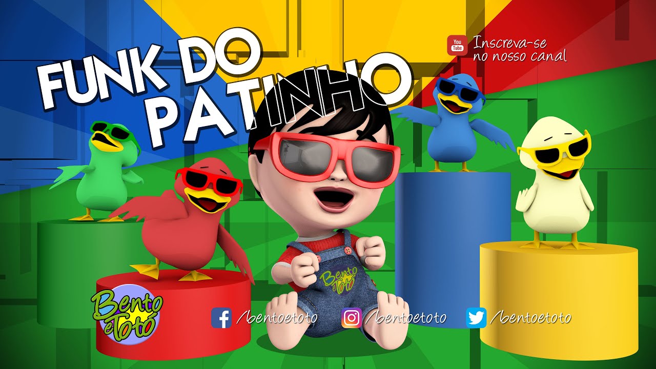 Bento e Totó - Funk do Patinho (Desenho Infantil)