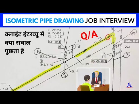 Isometric pipe drawing interview questions | pipe fitter fabricator and foremen job interview | Q/A