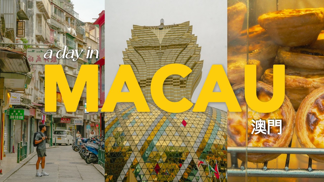 Ultimate One-Day Macau Trip from Hong Kong: Sights, Egg Tarts & More 🍴✨