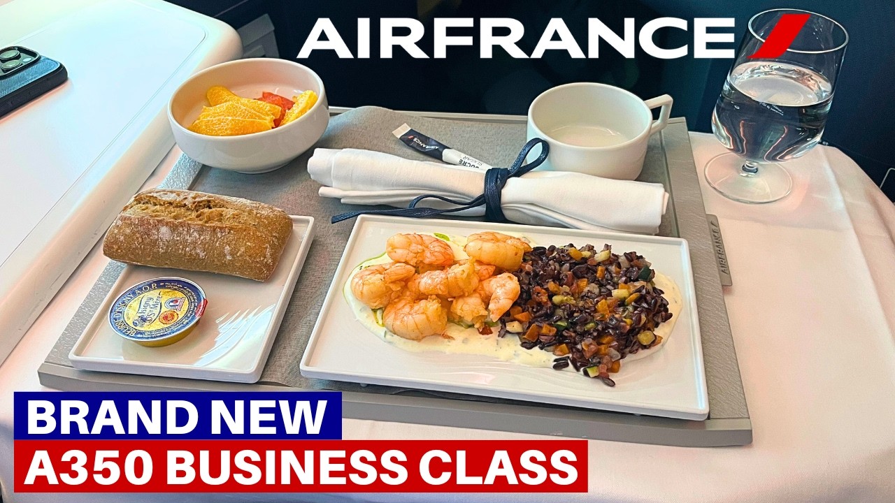 Air France Airbus A350-900 Business Class Review ✈️