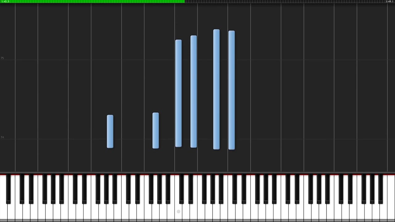 Gymnopédie No  1   Erik Satie Piano Tutorial Synthesia