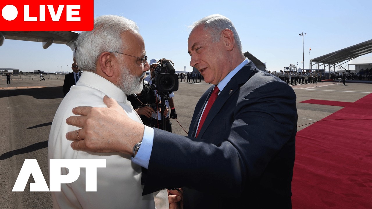 WATCH LIVE: Netanyahu Welcomes India's PM Modi at Ben Gurion Airport in Israel Ceremony | APT