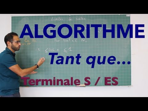 Algorithme - Tant que...