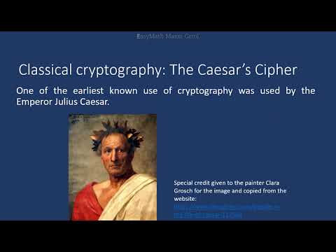 Cryptography: The Caesar's Cipher