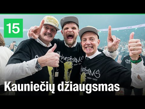 Kaunas ošia: momentas, kai „Žalgiris“ susigrąžino LKL čempionų titulą
