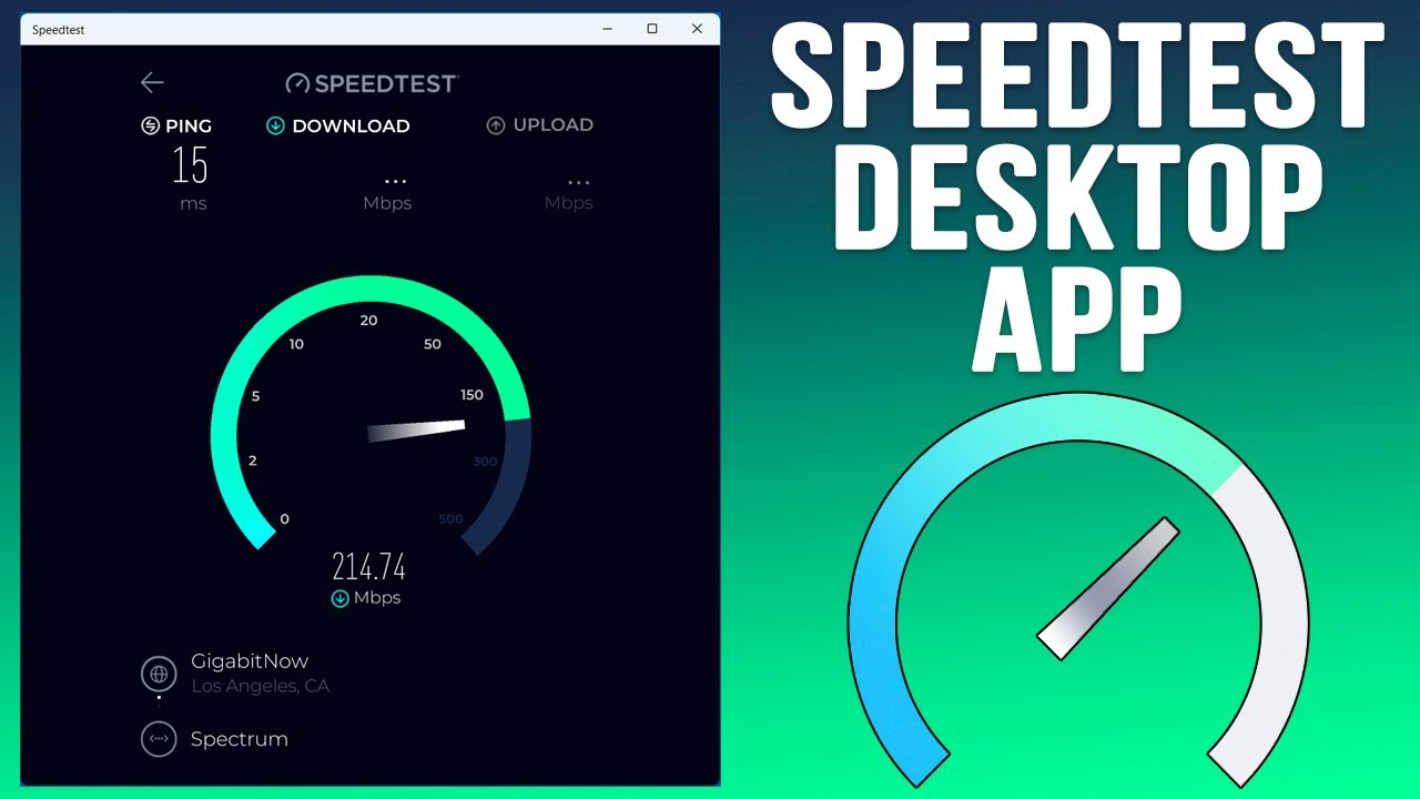 Accurate Internet Speed Tests with Speedtest Desktop 📶