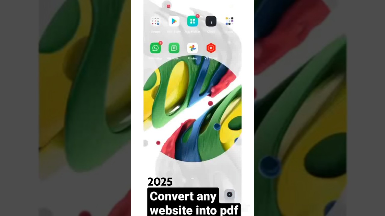 Easiest Way to Convert Any Website to PDF in 2025 🌐 | Chrome & Mobile Guide #shorts