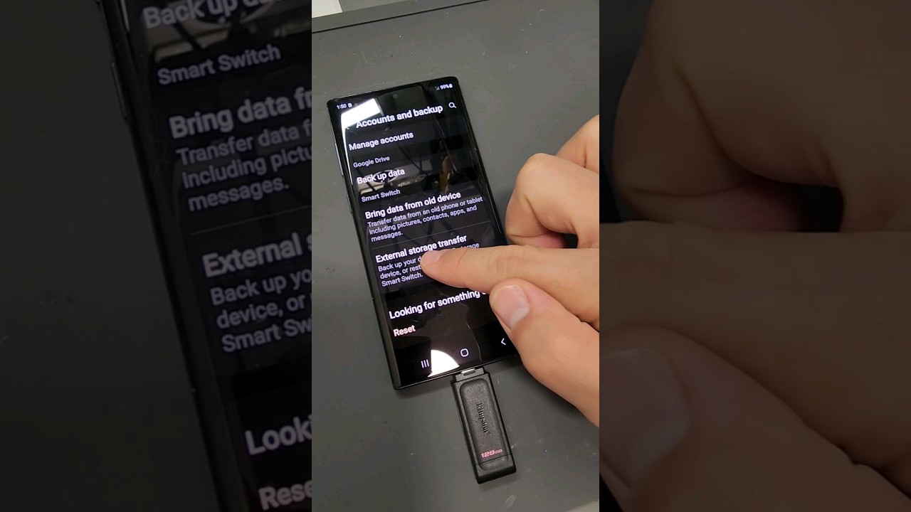 Restore Data from Samsung Smart Switch Backup on USB
