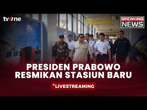 [BREAKING NEWS] Presiden Prabowo Resmikan Stasiun Tanah Abang Baru | tvOne