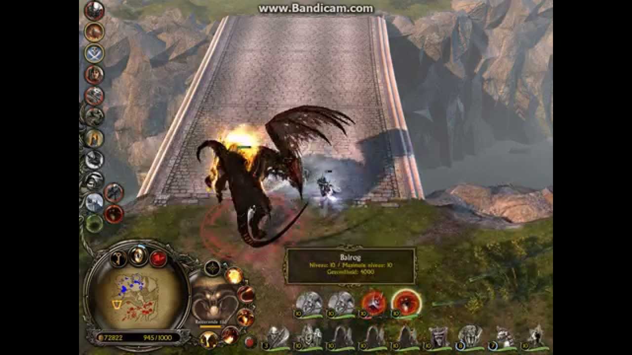 LOTR BFME2: Sauron & Balrog vs Galadriel 🧙‍♀️