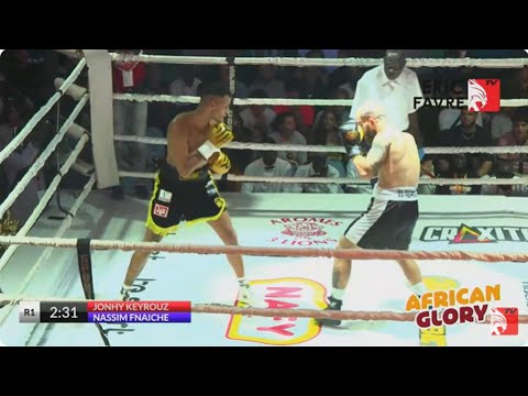 African Glory: Incroyable ! Le libanais Johny Keyzouz envoie au sol Nassim Fnaiche de Keur of champi