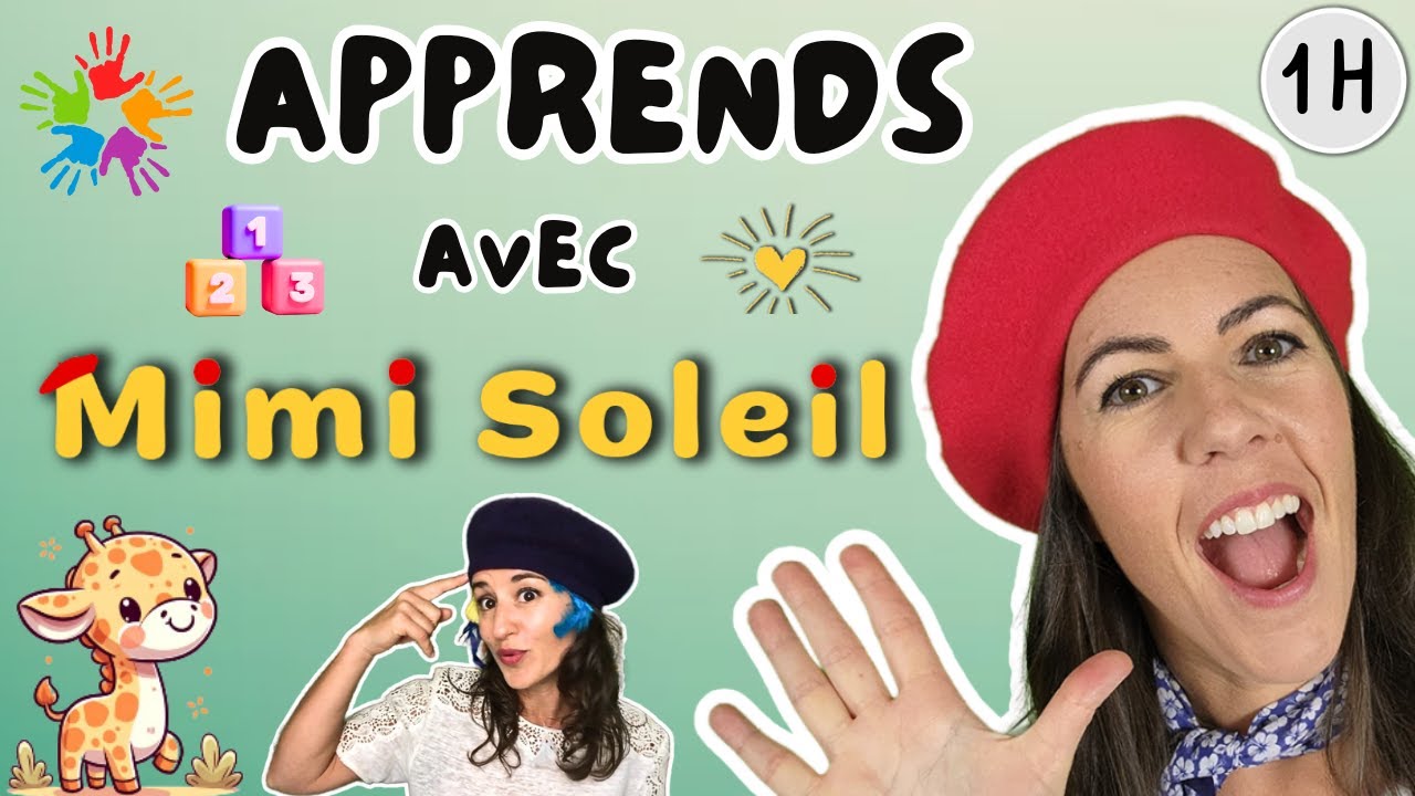 Apprends avec Mimi Soleil 🌟 | Couleurs, Animaux & Nombres pour Enfants