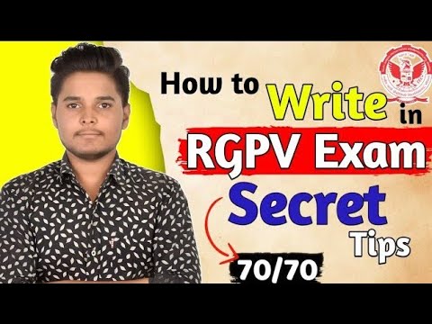 How to write in RGPV exam || Rgpv exam me likhne ka tarika ||5 secret tips for 90% in Rgpv exam 2025