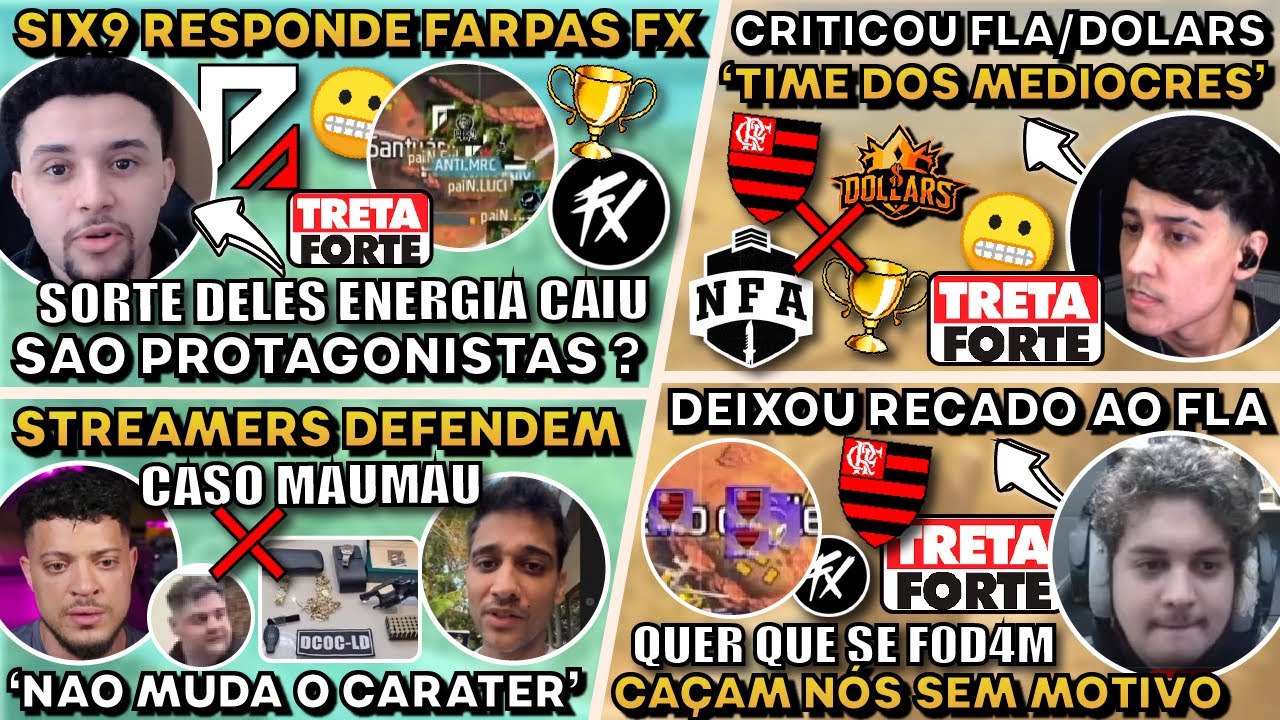 SIX9 Responde às Polêmicas: Recado ao Fla, Críticas a Bak e Defesa de Maumau no Free Fire! 🎮