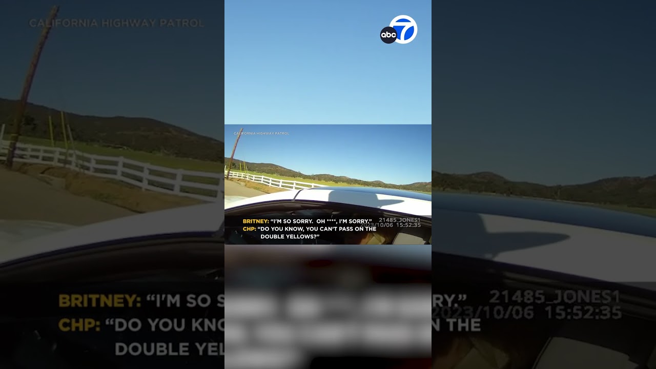 Britney Spears Traffic Stops Caught on Bodycam ๐